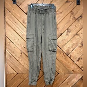 Abercrombie & Fitch Cargo Joggers Green Small